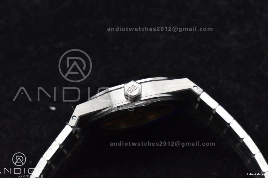 37mm 1:1 SS Bracelet Super Best SS Textured SA3120 Royal Dial Edition ZF White 1035 Clone 15450 on Oak Stretchable 0911